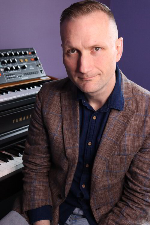Christopher Banks at the piano